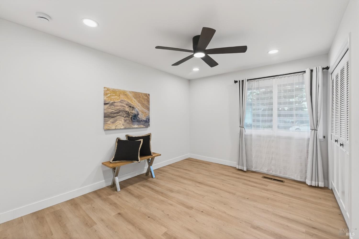 2447 Rigdon Street Napa, CA 94558 - Photo 54 of 78 First bedroom in hallway not virtually staged.