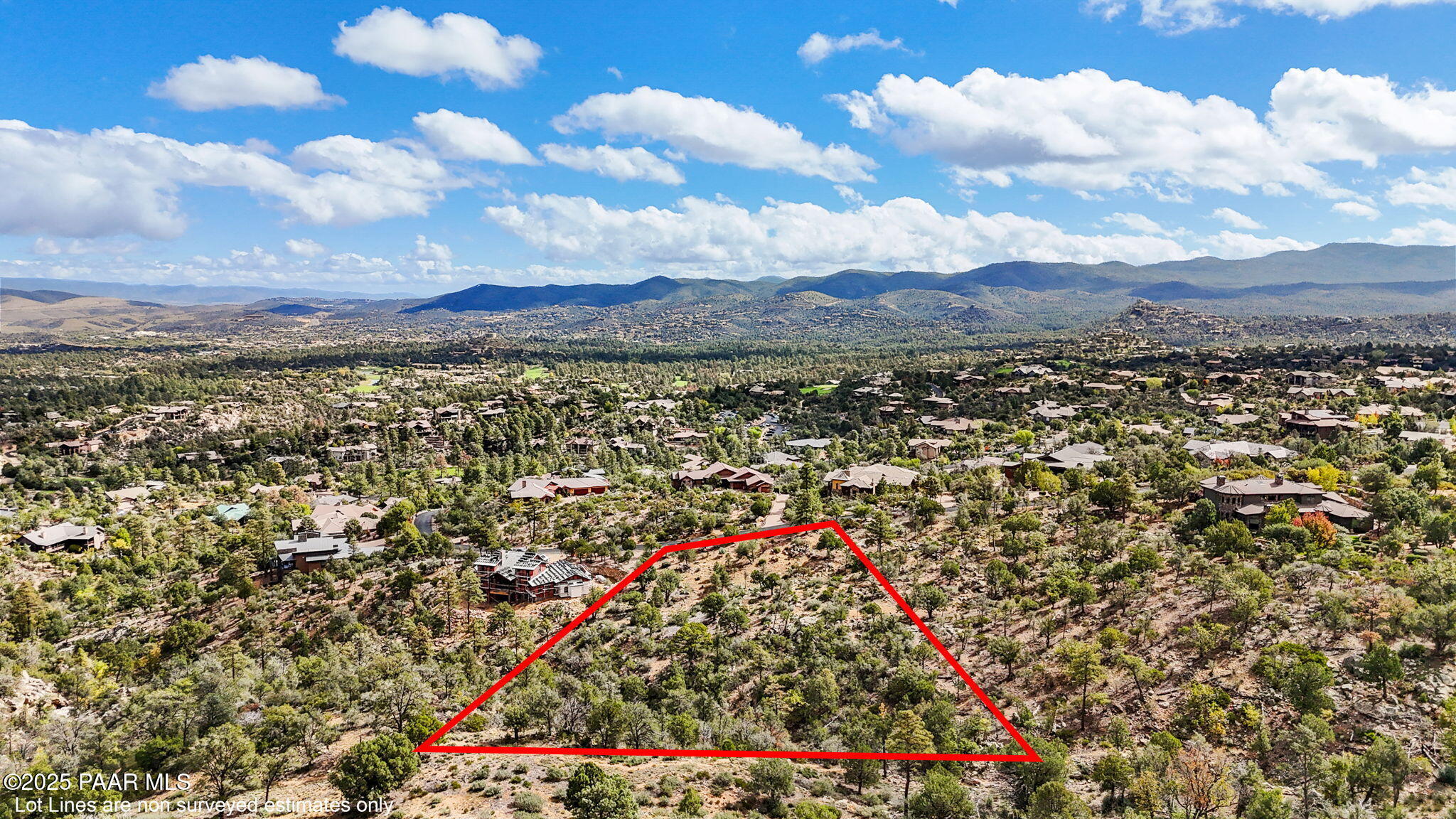 2191 Forest Mountain Road Prescott, AZ 86303 - Photo 5 of 18 3-Aerial 2 Lot Lines
