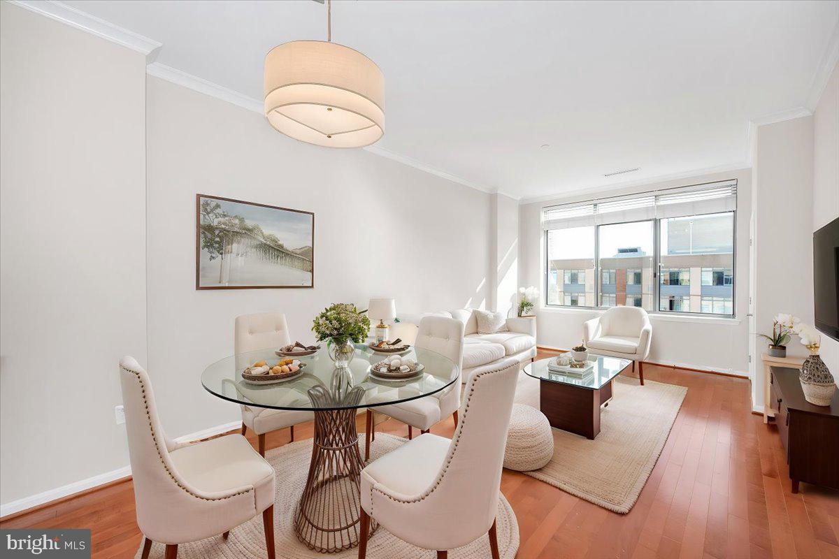 11710 Old Georgetown Road, Unit 1618 Rockville, MD 20852 - Photo 10 of 73 virtually staged living dining area
