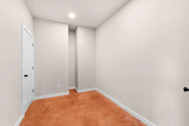 a view of empty room