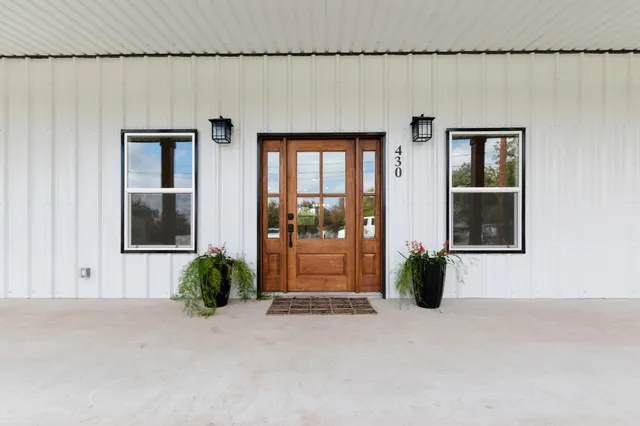 an empty room with window
