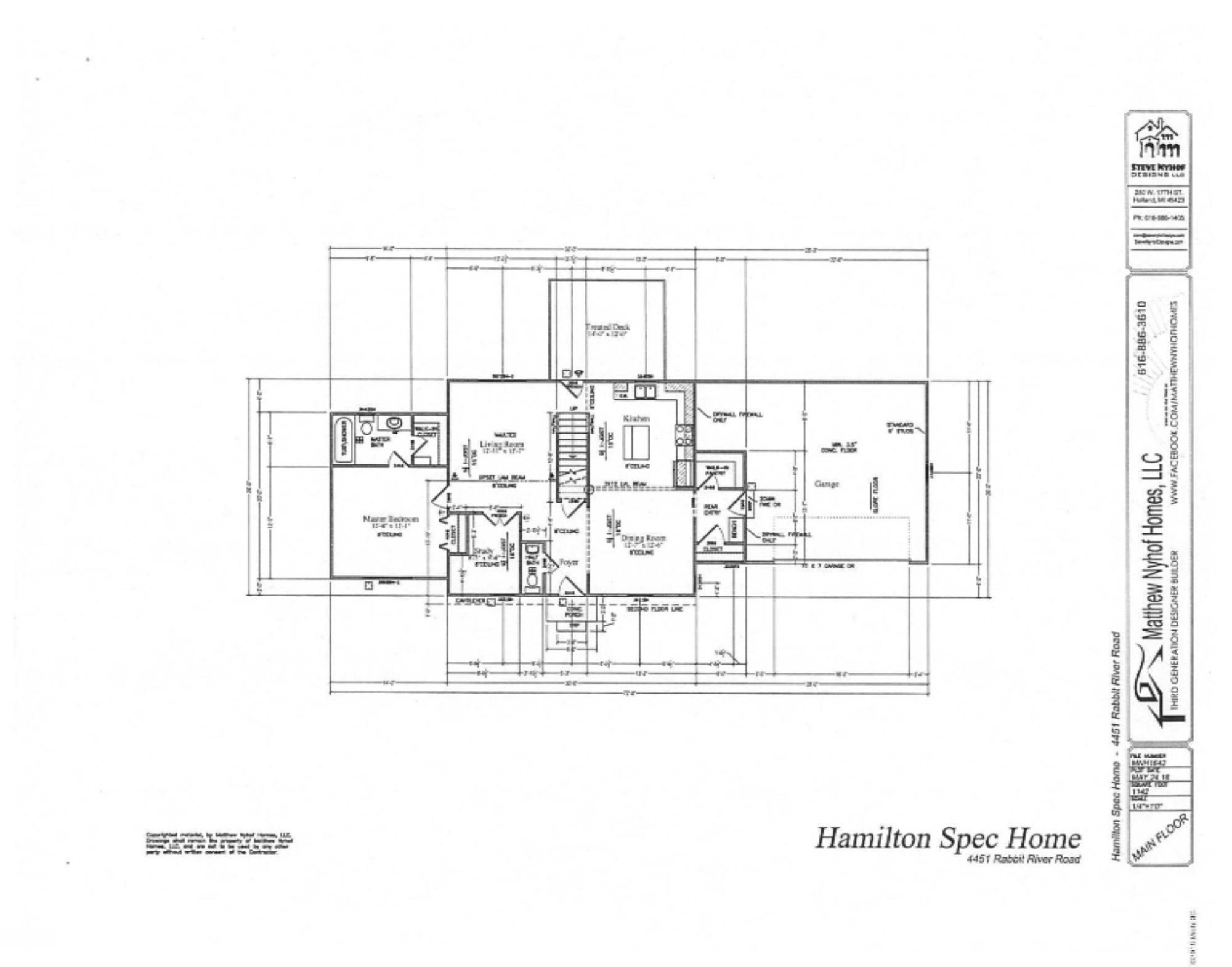 4451 Rabbit River Run Hamilton, MI 49419 - Photo 19 of 20 4451 Rabbit River Run floorplan002