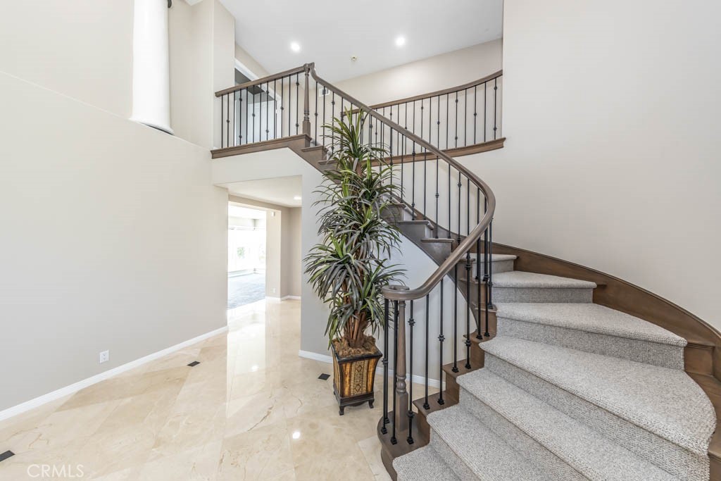 2871 North Roxbury Street Orange, CA 92867 - Photo 6 of 25 a view of entryway with wooden floor