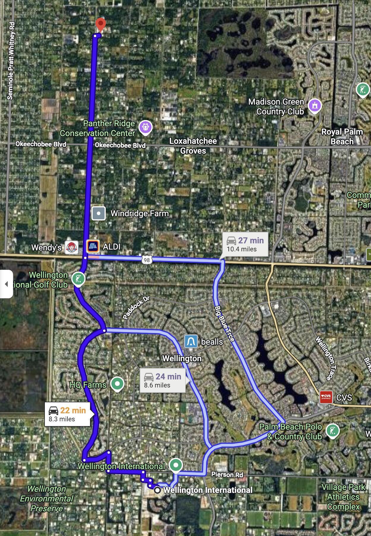 3570 B Road Loxahatchee, FL 33470 - Photo 17 of 17 Google Maps - Route to WEF