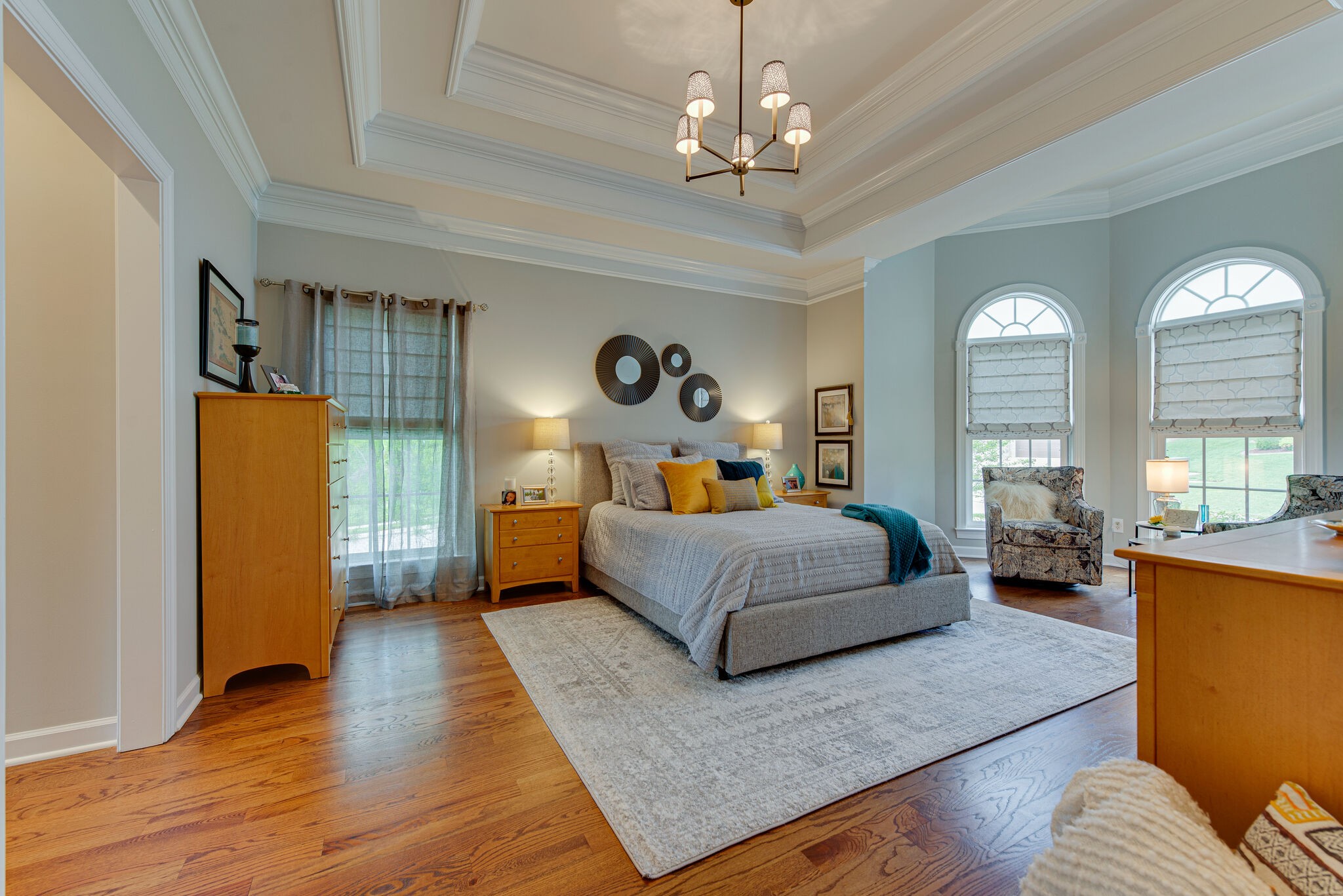 1027 Red Pepper Ridge Spring Hill, TN 37174 - Photo 14 of 38 a bedroom with a bed ceiling fan and a window