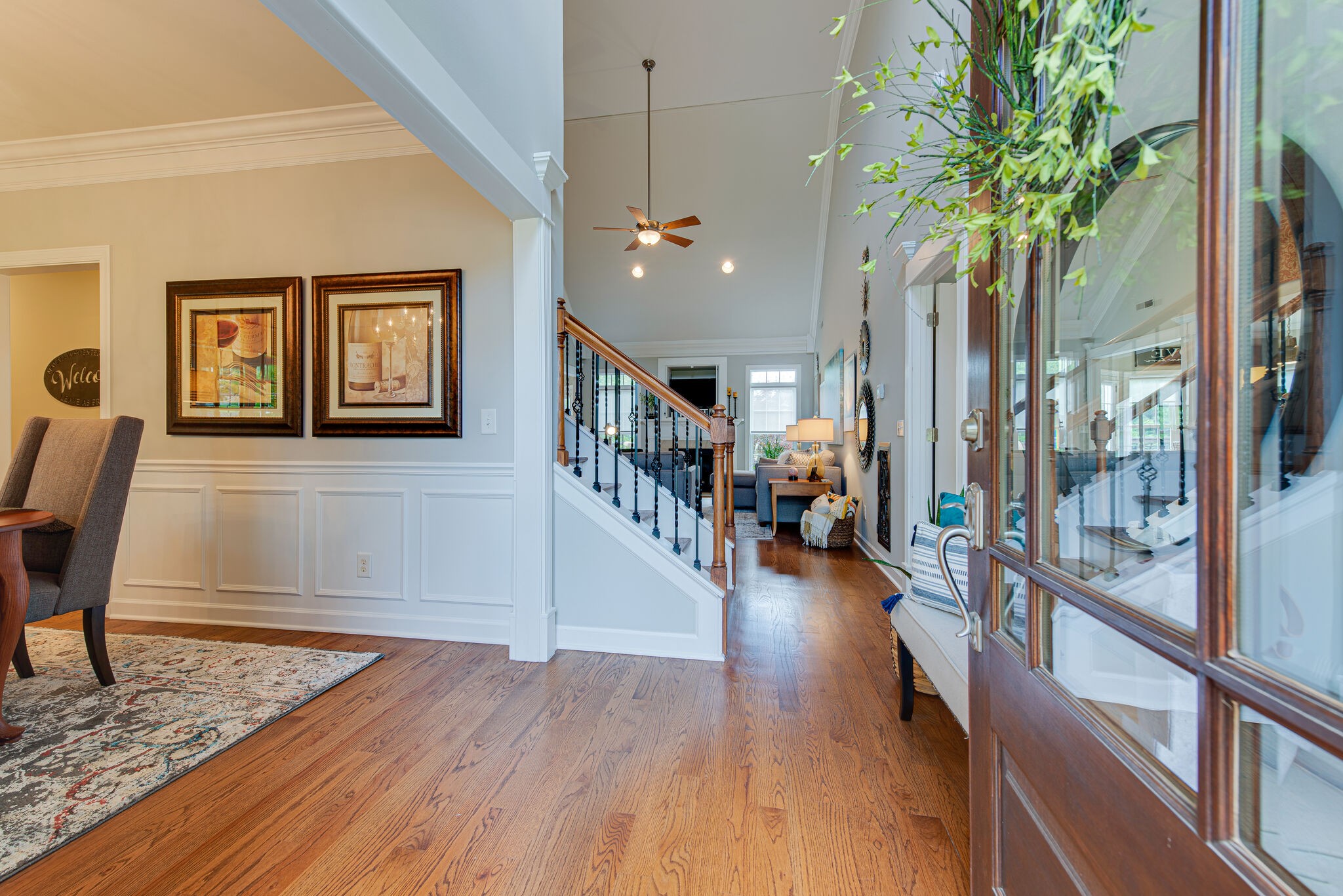 1027 Red Pepper Ridge Spring Hill, TN 37174 - Photo 5 of 38 a living room with furniture and a wooden floor