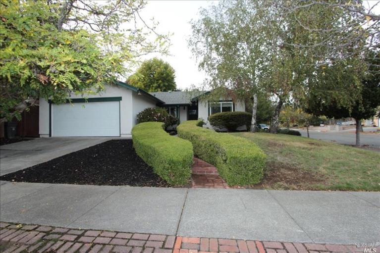 1619 Cunningham Way Santa Rosa, CA 95403 - Photo 1 of 1 a front view of a house with garden