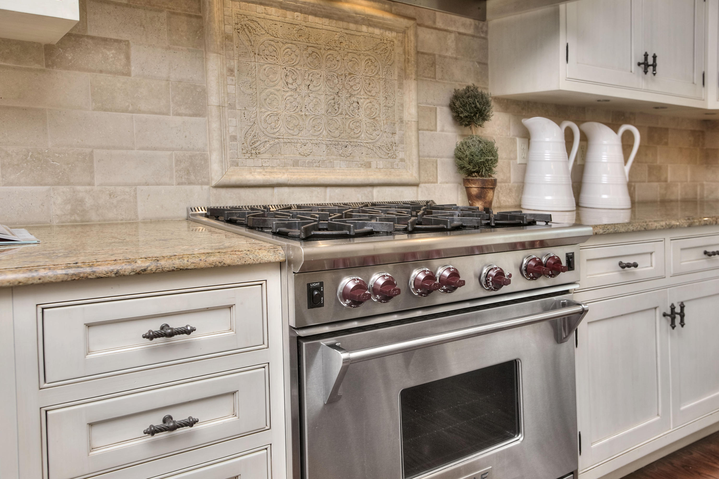25 Point O Woods Road Darien, CT 06820 - Photo 25 of 68 a stove top oven sitting inside of a kitchen