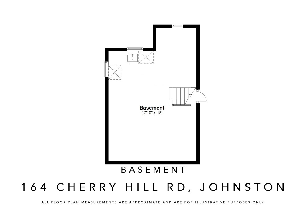164 Cherry Hill Road Johnston, RI 02919 - Photo 29 of 32 Unfinished Basement Area- Located below living room/dining room/kitchen.
