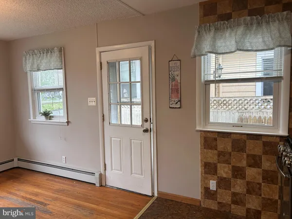 an empty room with window