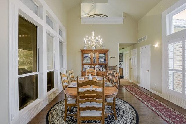 103 Ridgeway Gap Ovilla, TX 75154 - Photo 11 of 40 a view of a dining room with furniture window and wooden floor