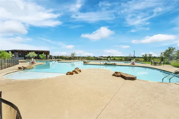 a view of a lake with houses