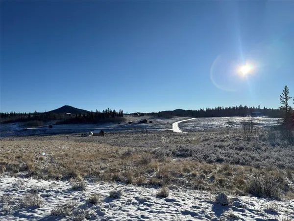a view of a covered with snow on the ground