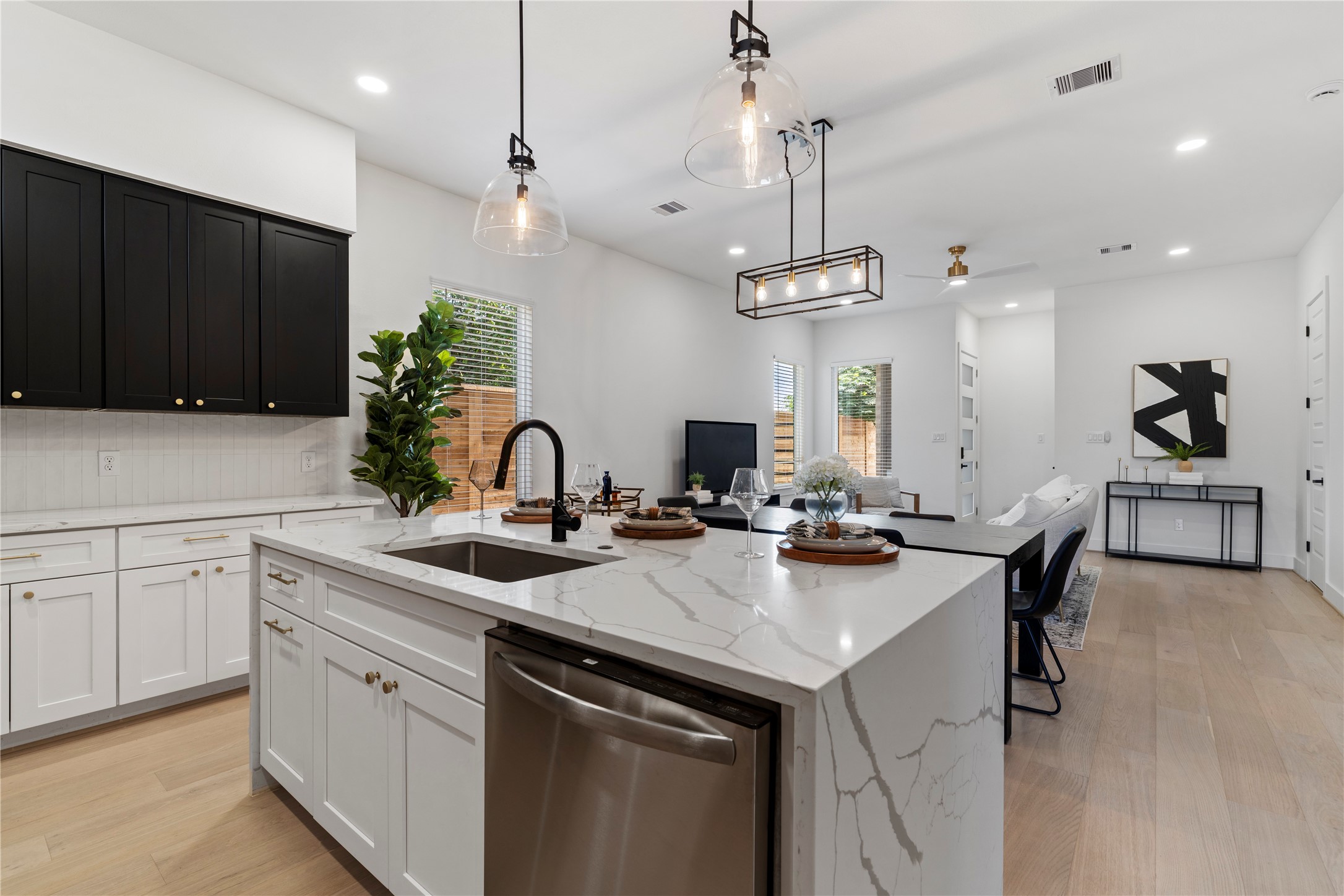 4108 Cortlandt Street Houston, TX 77022 - Photo 14 of 43 a kitchen with a sink and stove