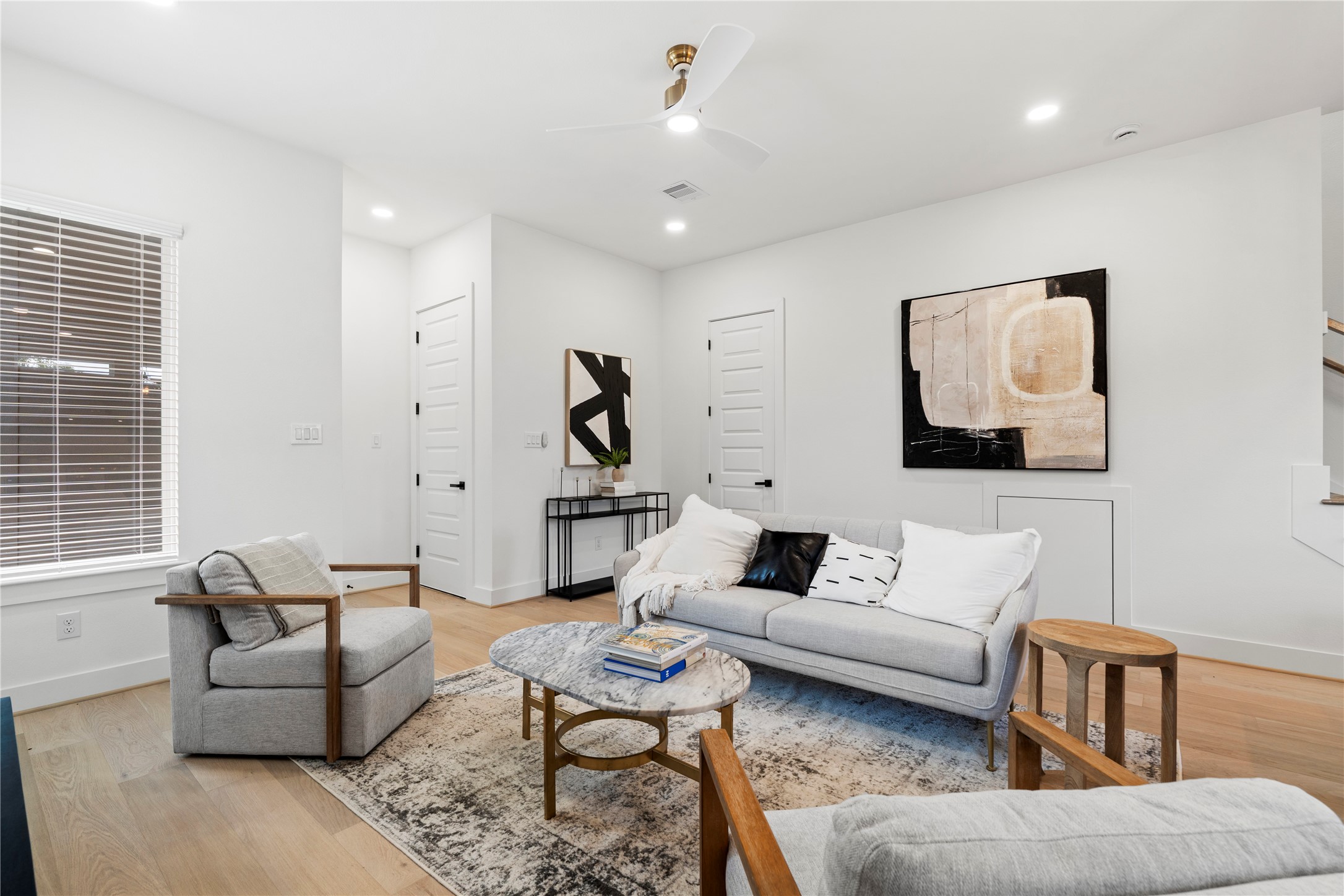 4108 Cortlandt Street Houston, TX 77022 - Photo 8 of 43 a living room with furniture and a couch