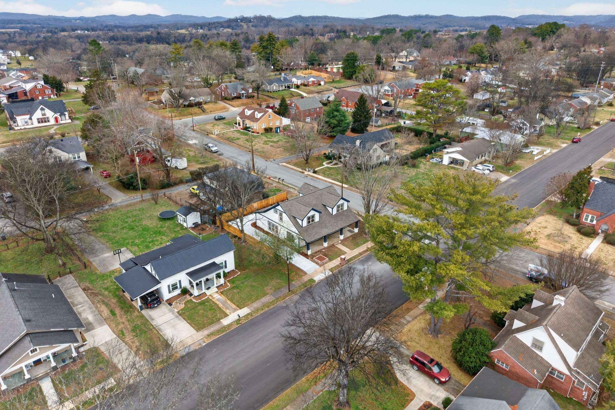 410 3rd Avenue Fayetteville, TN 37334 - Photo 43 of 49 an aerial view of residential houses with outdoor space