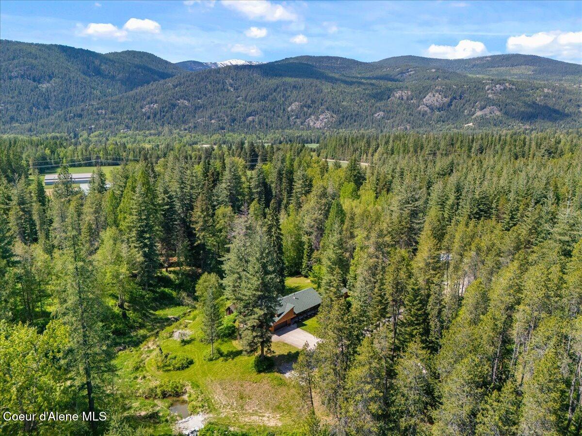 594 Hidden Valley Road Sandpoint, ID 83864 - Photo 44 of 44 005-Aerial front of home