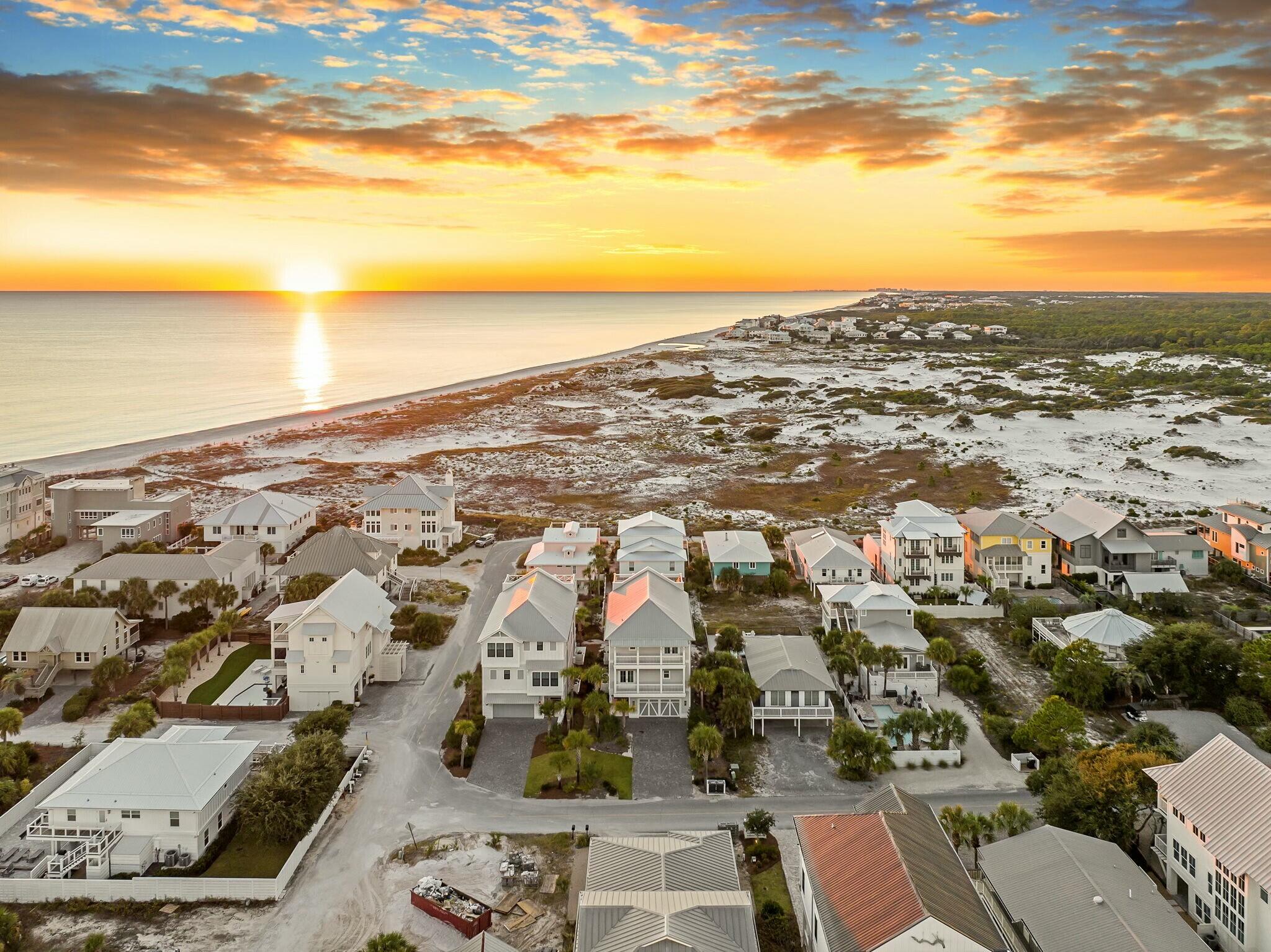 260 Magnolia Street Santa Rosa Beach, FL 32459 - Photo 3 of 19 an aerial view of residential building and ocean