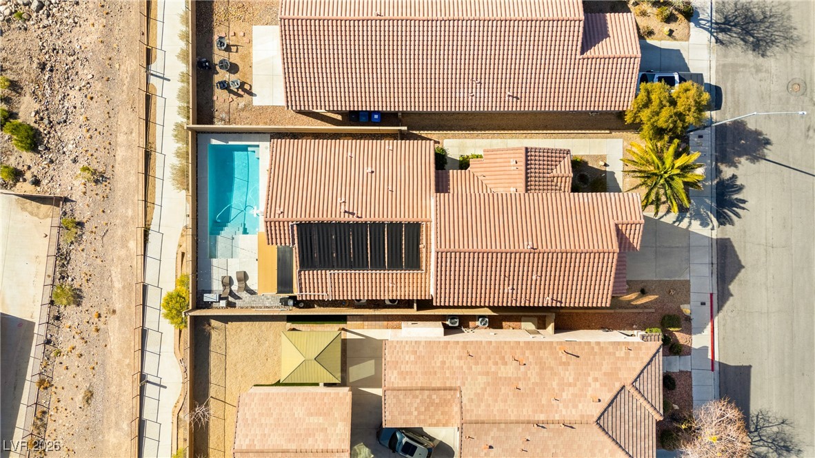 2835 Strathallan Avenue Henderson, NV 89044 - Photo 53 of 64 Aerial view of a pool