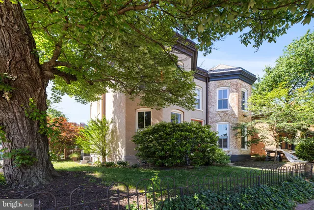 a house view with a garden space