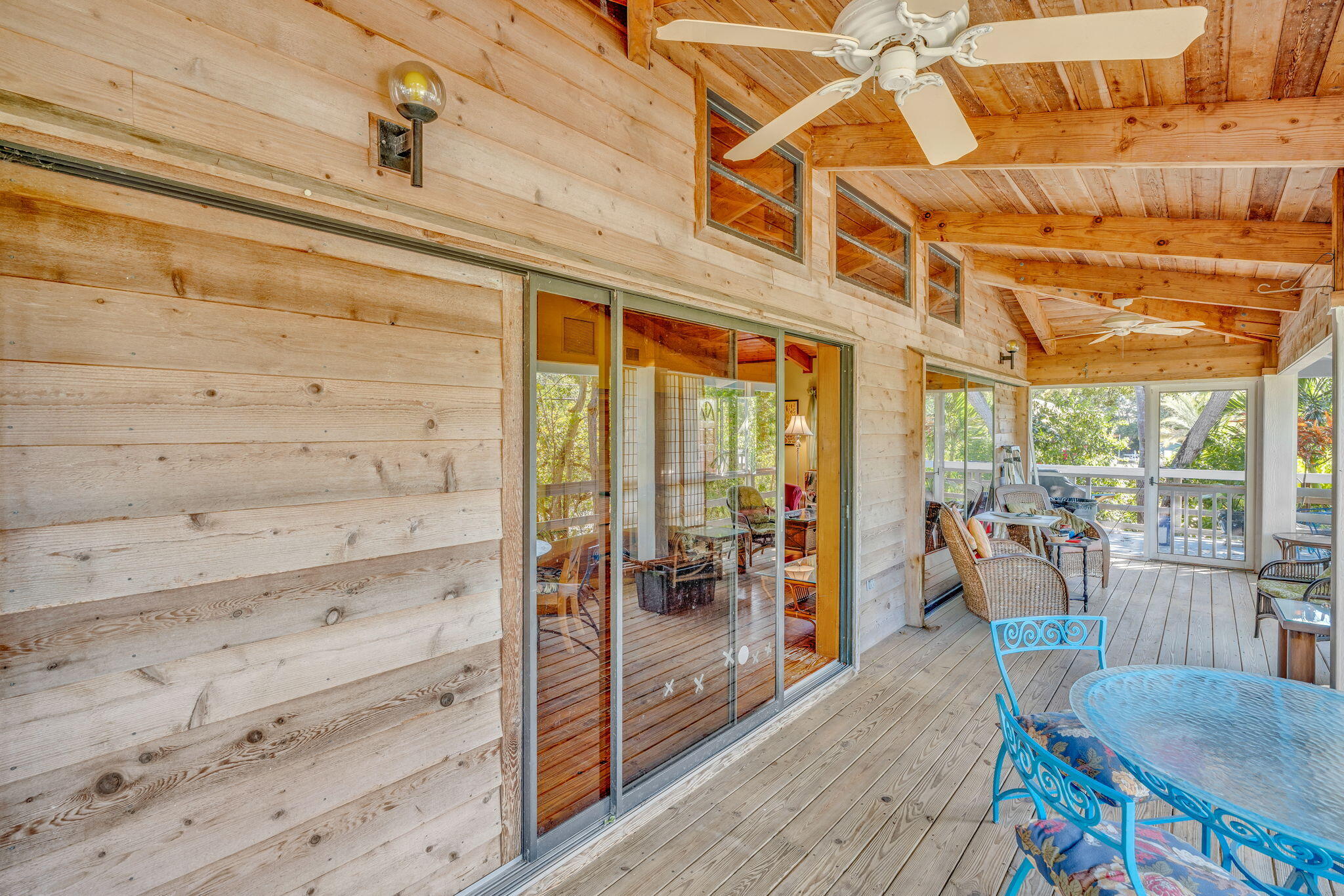 708 North Lake Drive Key Largo, FL 33037 - Photo 36 of 40 a view of a porch with furniture