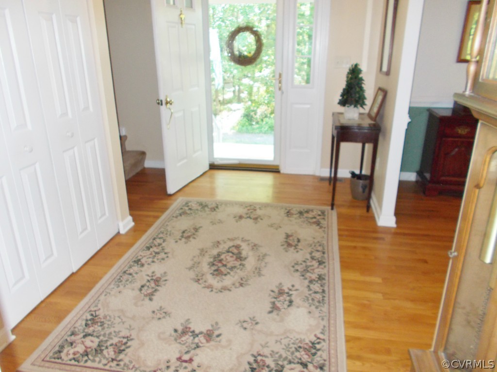 3451 Three Chopt Road Gum Spring, VA 23065 - Photo 7 of 18 a view of entryway with wooden floor