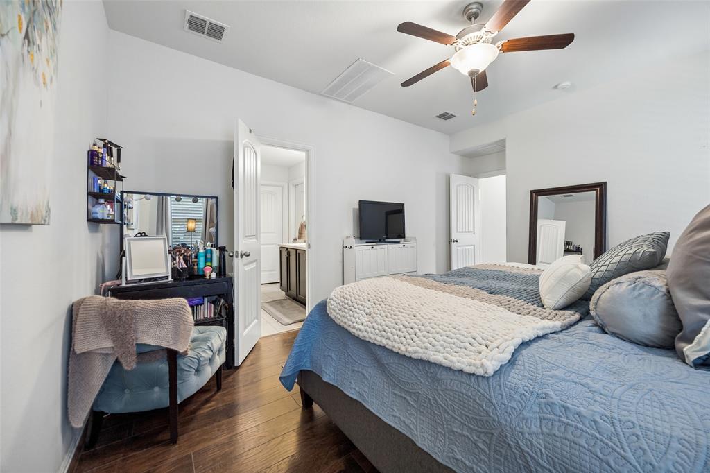 406 Madrone Lane Princeton, TX 75407 - Photo 12 of 30 Primary Bedroom featuring dark wood-finish flooring