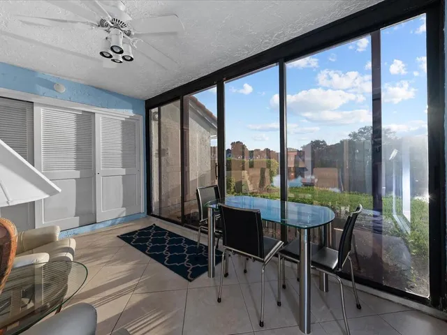 a outdoor space with furniture