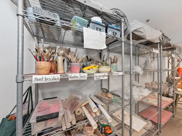 a view of a gym equipment on a table
