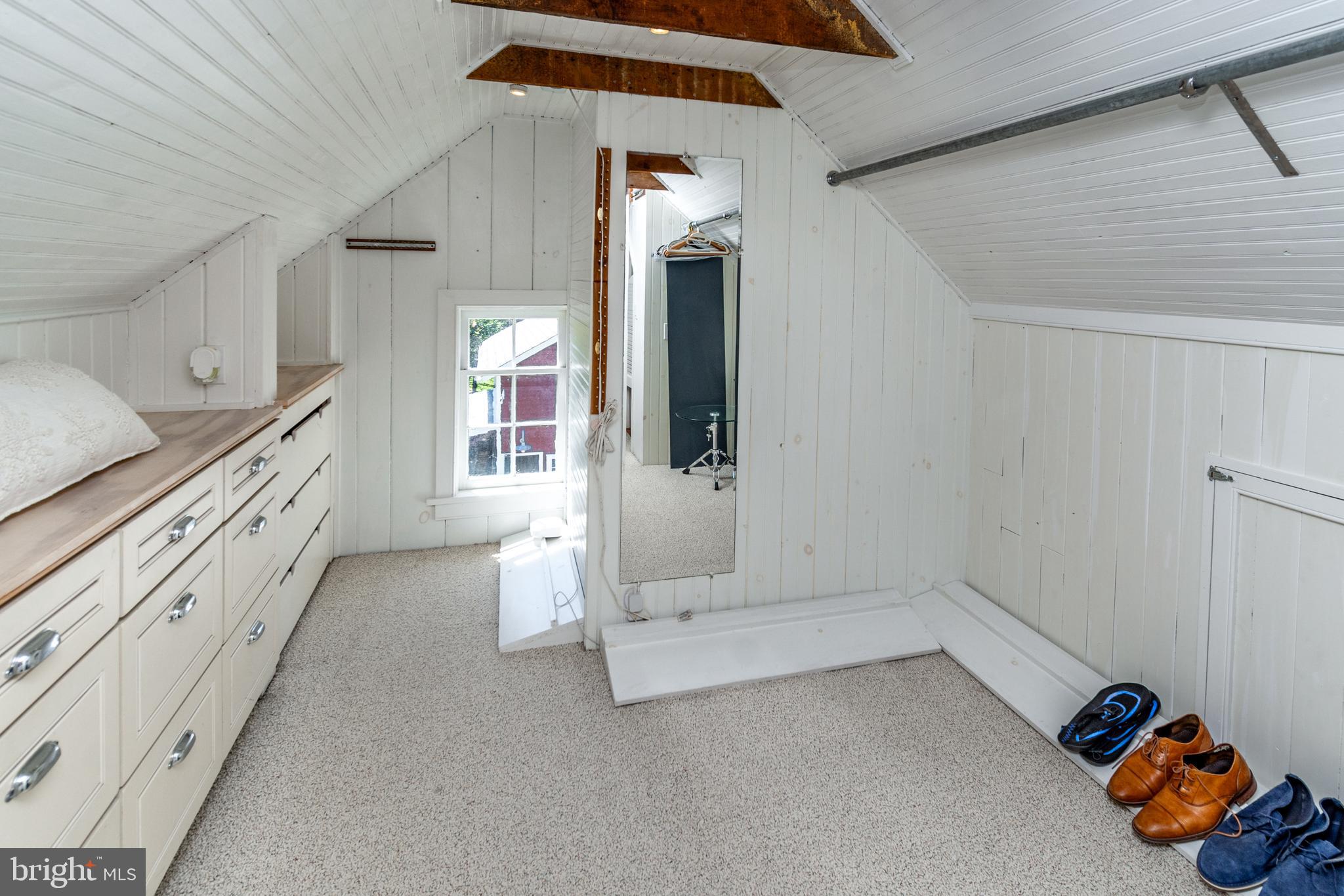 6103 Upper York Road New Hope, PA 18938 - Photo 53 of 81 Walk-In Closet in 3rd Bedroom w/access to Attic
