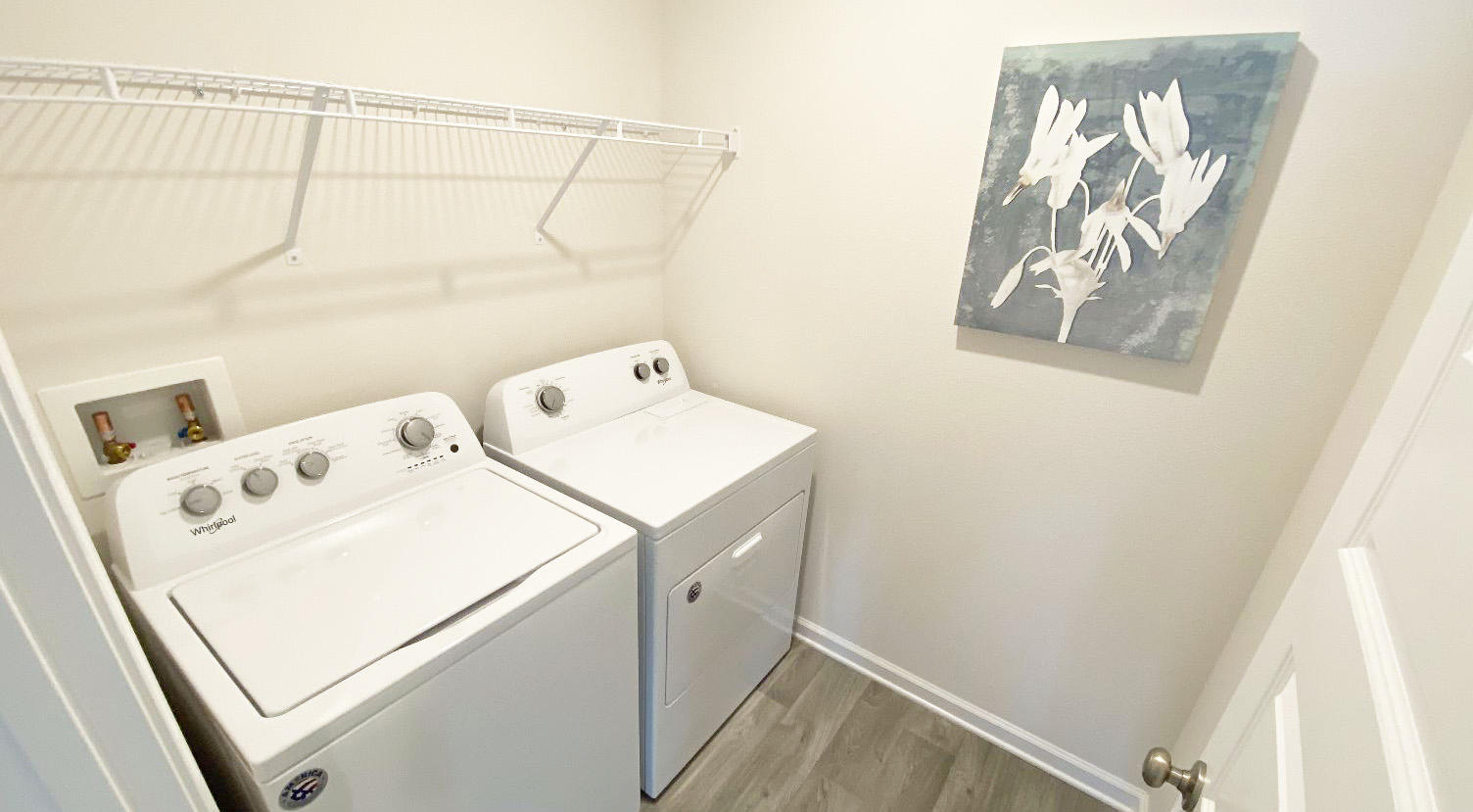 973 Indian Woman Road Santa Rosa Beach, FL 32459 - Photo 16 of 23 a utility room with dryer and washer