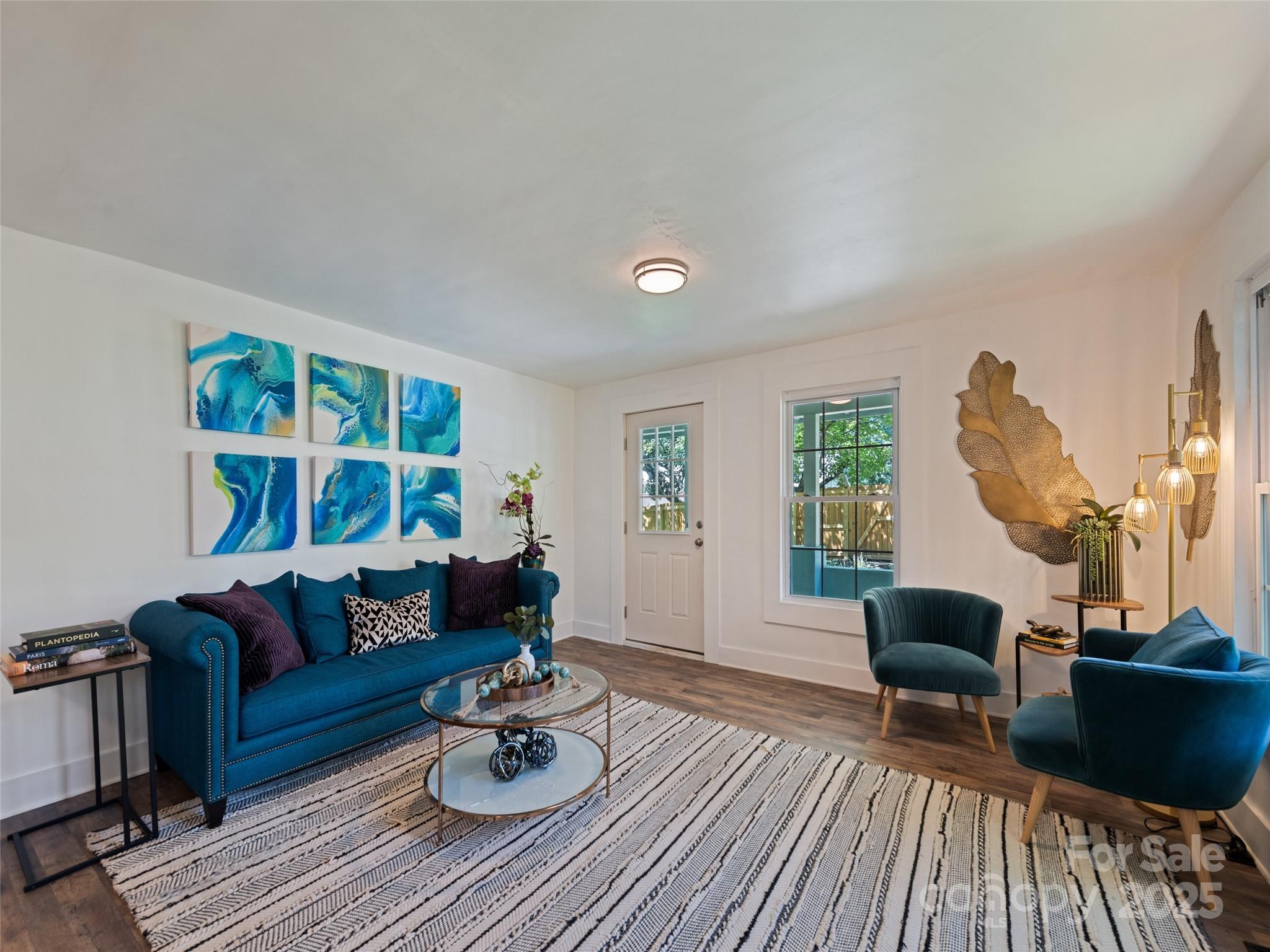 468 Deaverview Road Asheville, NC 28806 - Photo 9 of 26 a living room with furniture and a large window