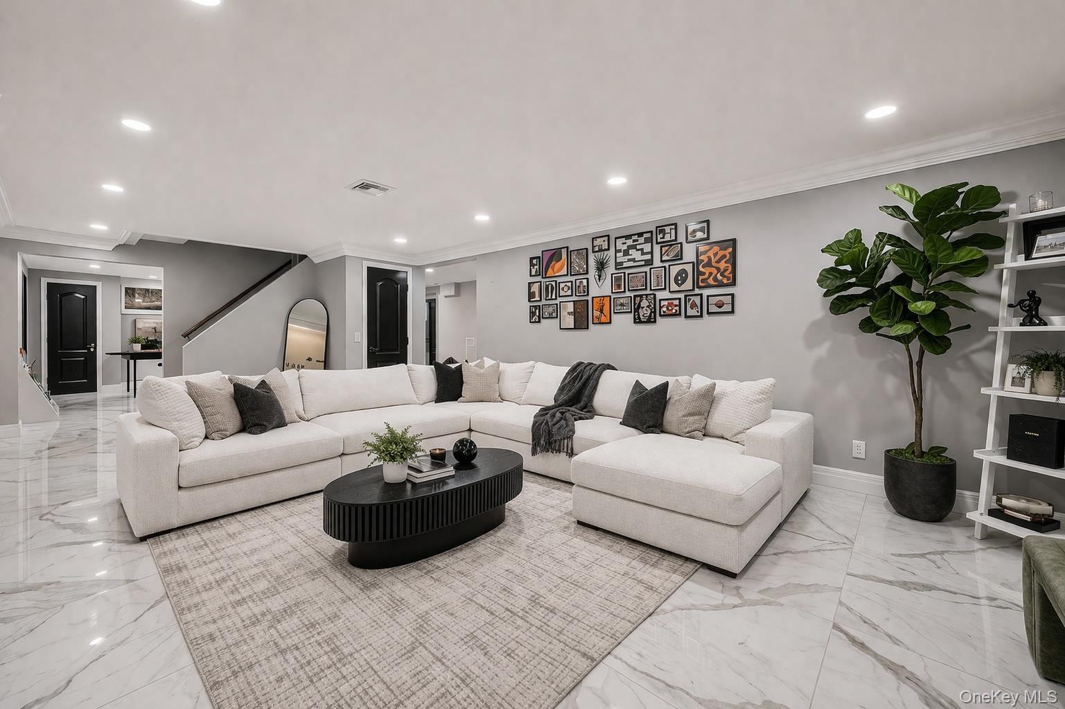 68 Fort Salonga Road Northport, NY 11768 - Photo 39 of 50 a living room with furniture potted plant and a window
