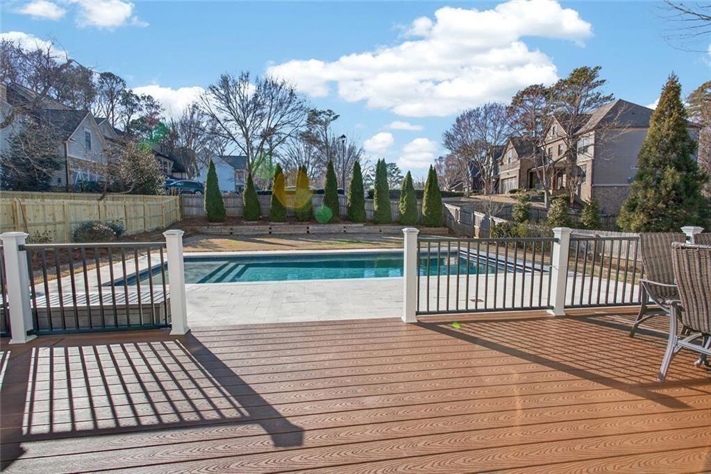 1311 Conway Road Decatur, GA 30030 - Photo 10 of 49 a view of terrace with wooden floor and fence