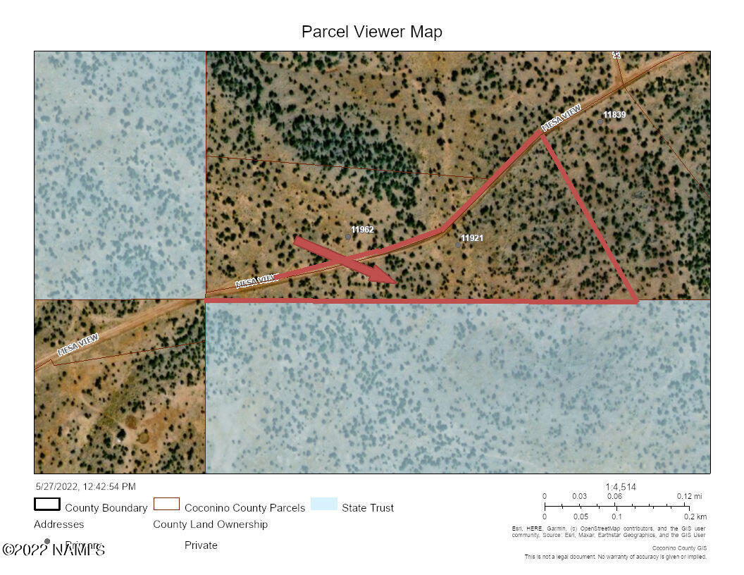 11921 Mesa View Road Williams, AZ 86046 - Photo 4 of 28 Aerial