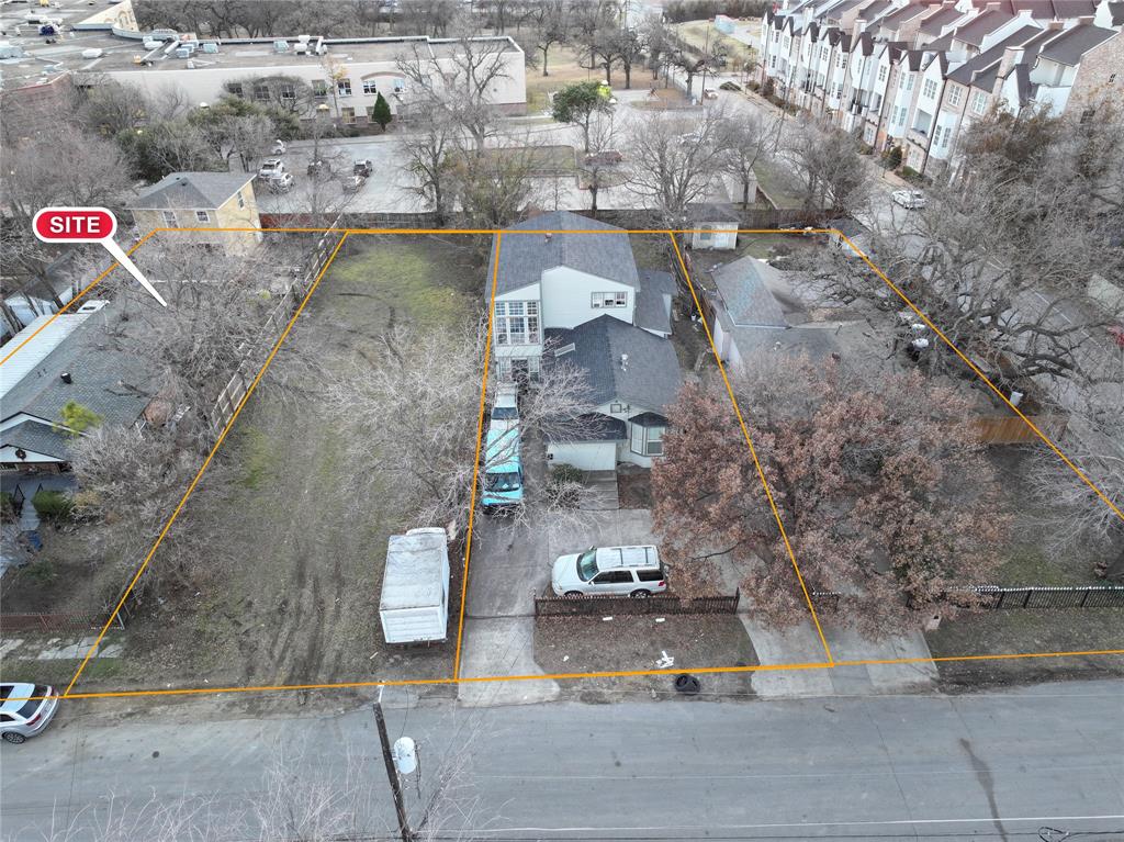 4531 Afton Street Dallas, TX 75219 - Photo 1 of 6 an aerial view of a house with outdoor space