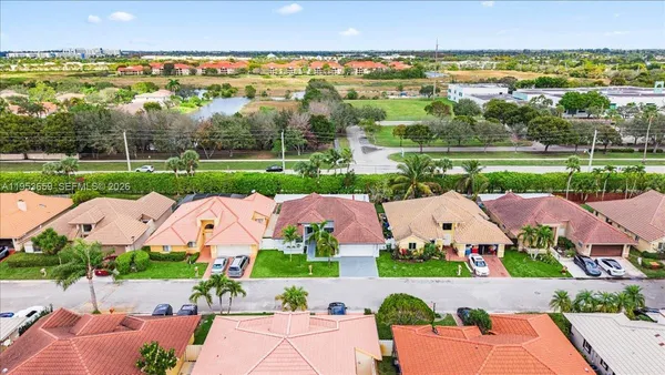 an aerial view of a