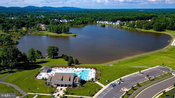 4954 Pebble Run Road Warrenton, VA 20187 - Photo 52 of 67 aerial view of lake and 1 of the community pools