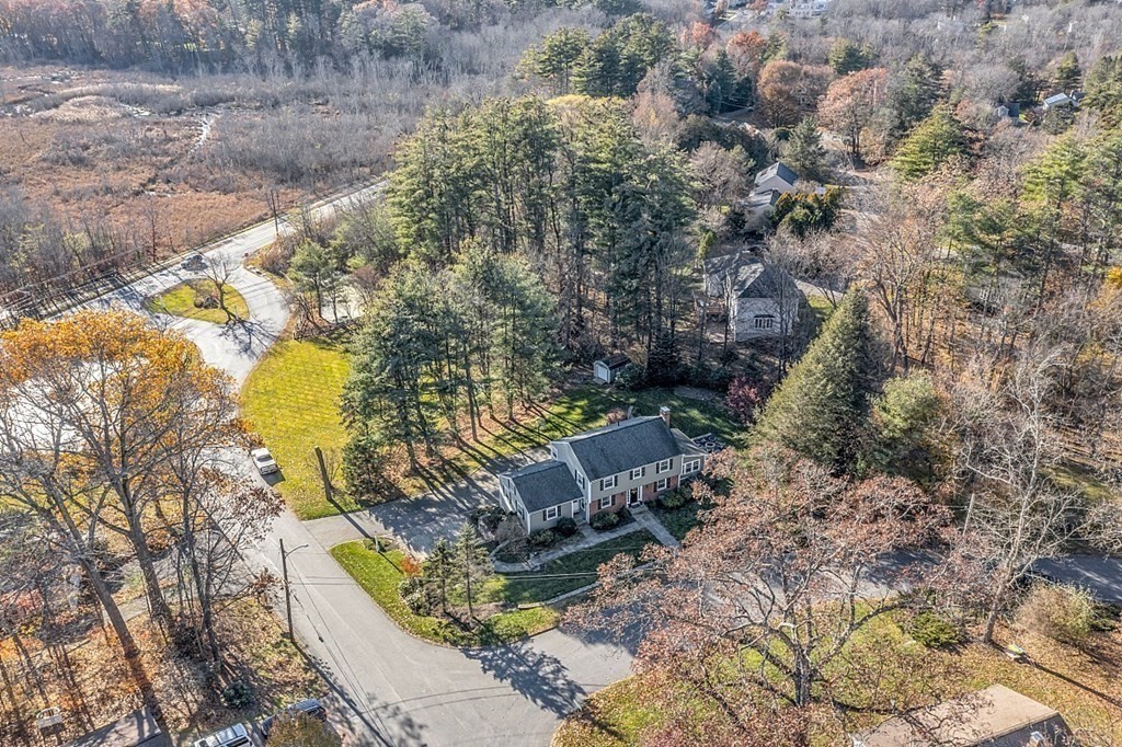 2 Joseph Reed Lane Acton, MA 01720 - Photo 40 of 42 a aerial view of a house with a yard and large trees