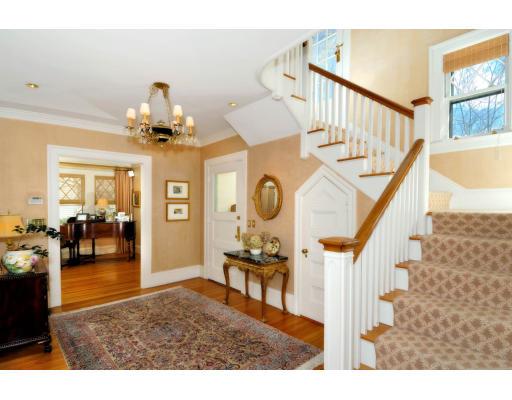 162 Middlesex Road Chestnut Hill, MA 02467 - Photo 3 of 22 a view of entryway and hall with wooden floor