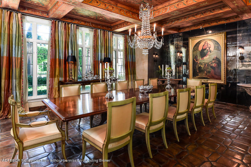 210 El Vedado Road Palm Beach, FL 33480 - Photo 8 of 45 a view of a dining room with furniture and window