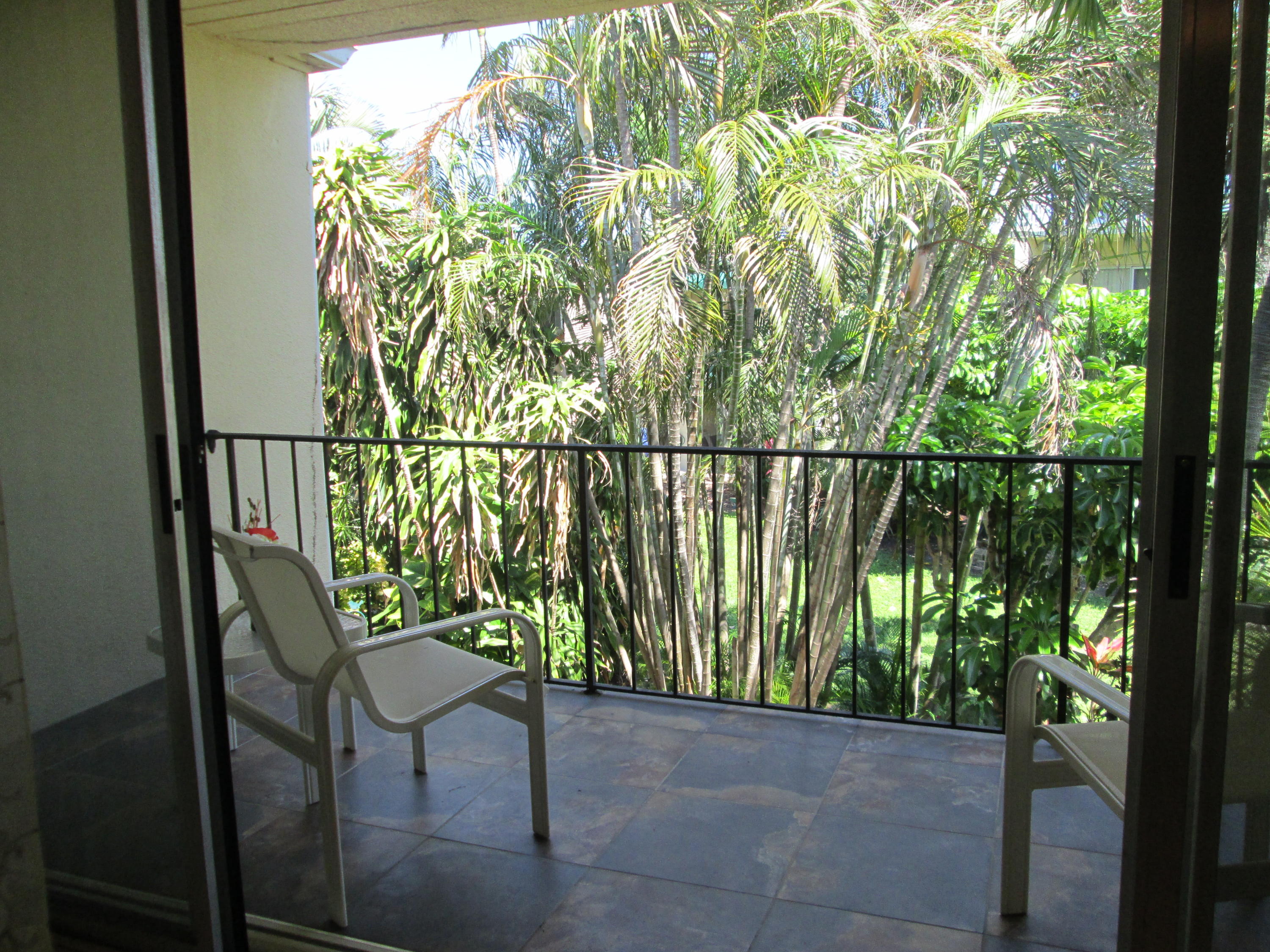 388 Golfview Road, Unit C North Palm Beach, FL 33408 - Photo 12 of 16 a view of balcony with furniture