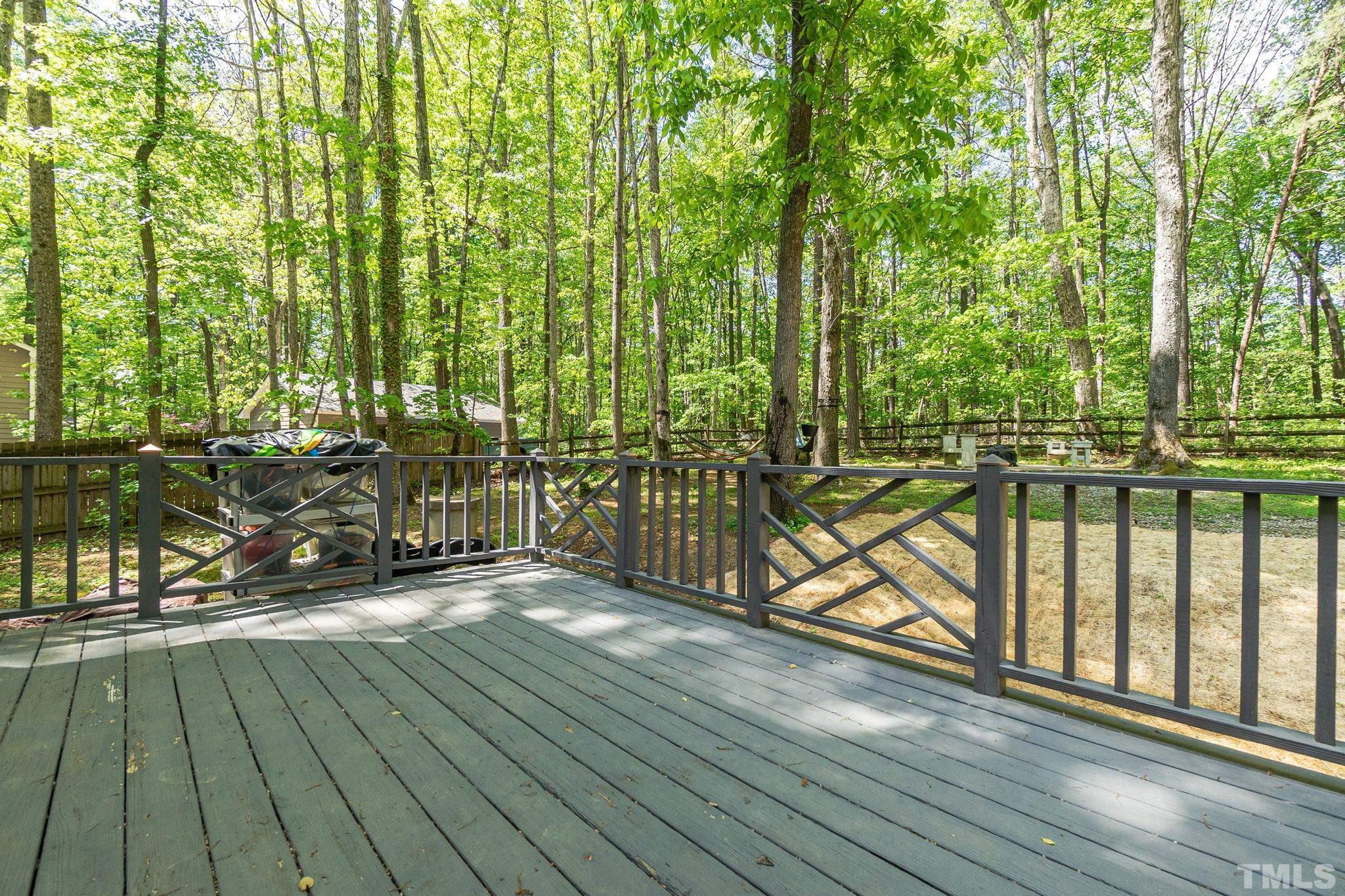 6313 Craig Road Durham, NC 27712 - Photo 36 of 38 a view of outdoor space with deck