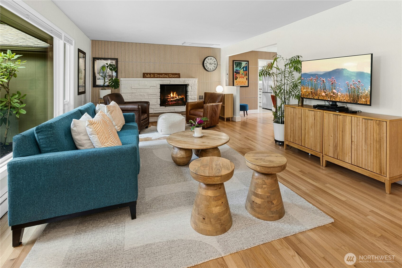 21214 96th Avenue West Edmonds, WA 98020 - Photo 5 of 40 a living room with furniture and a flat screen tv