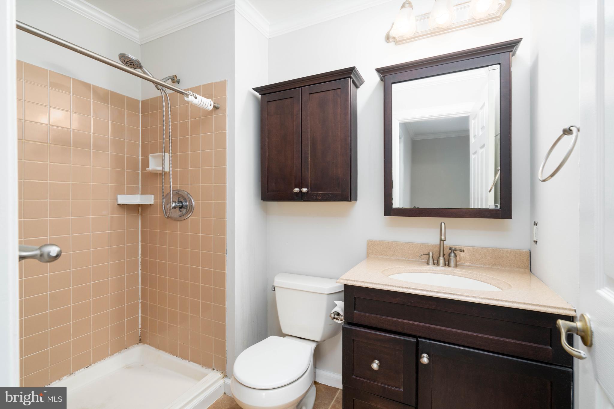 2420 Dogleg Drive Warrington, PA 18976 - Photo 18 of 28 a bathroom with a sink a toilet and shower