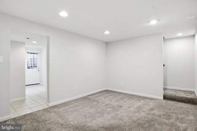 a view of an empty room