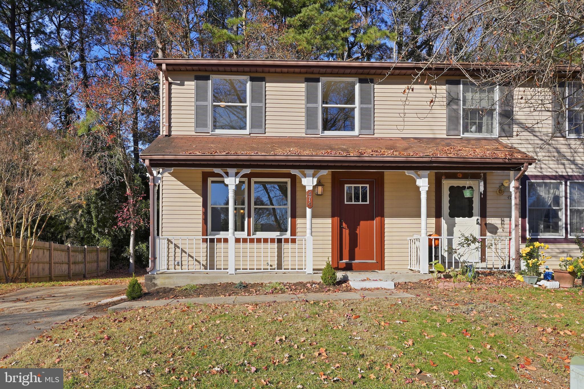474 Ruffian Court Annapolis, MD 21409 - Photo 35 of 36 front view of a house with a porch