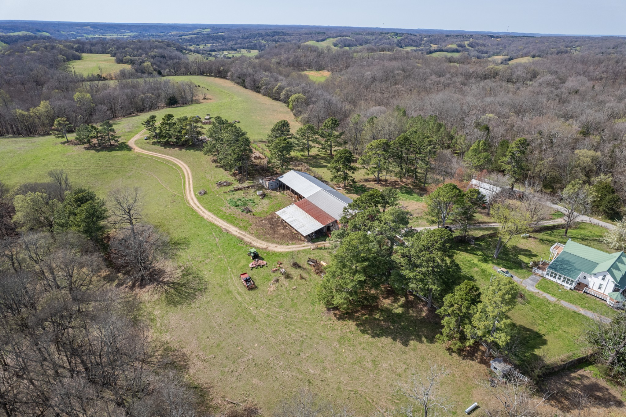2675 Red Nix Road Cornersville, TN 37047 - Photo 23 of 52 an aerial view of residential house with outdoor space