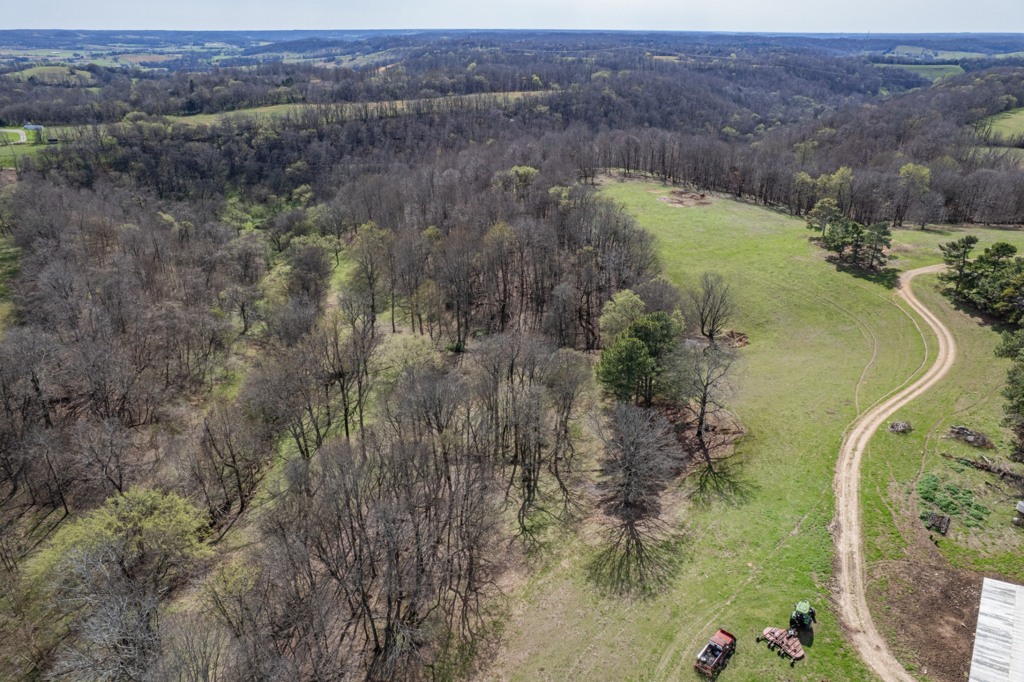 2675 Red Nix Road Cornersville, TN 37047 - Photo 25 of 52 an aerial view of lake residential house and covered with fog