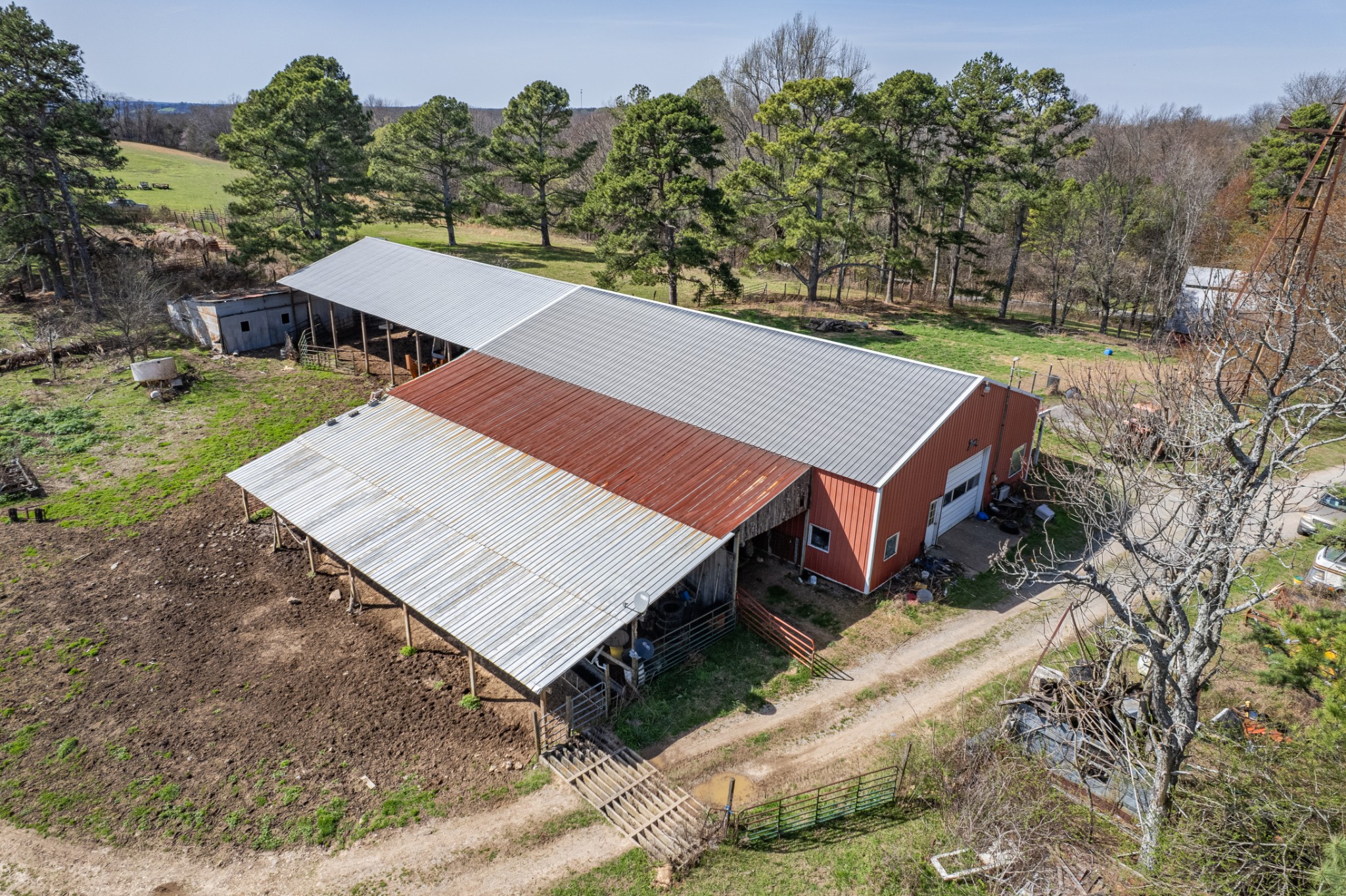 2675 Red Nix Road Cornersville, TN 37047 - Photo 6 of 52 an aerial view of a house having yard